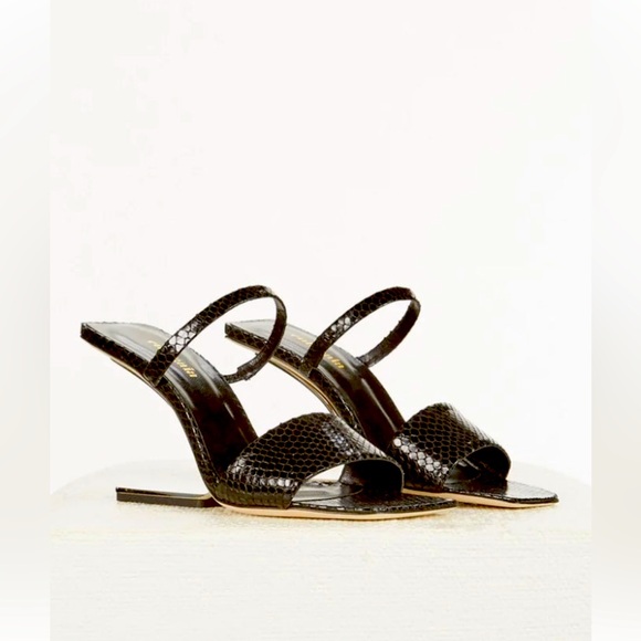 Cult Gaia Rene Sandal Black
